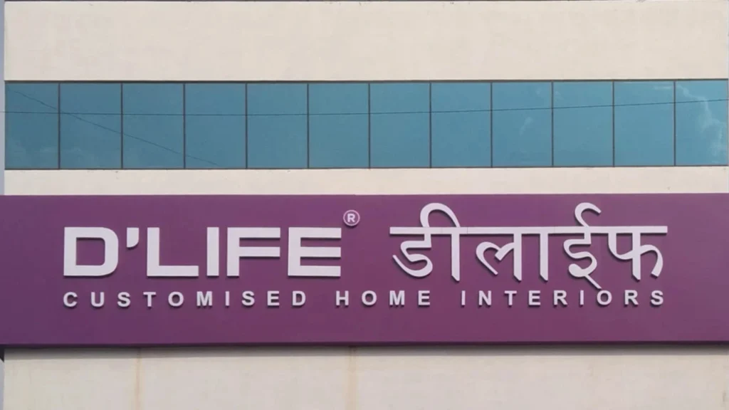 D'LIFE Work 3D Sign Logo