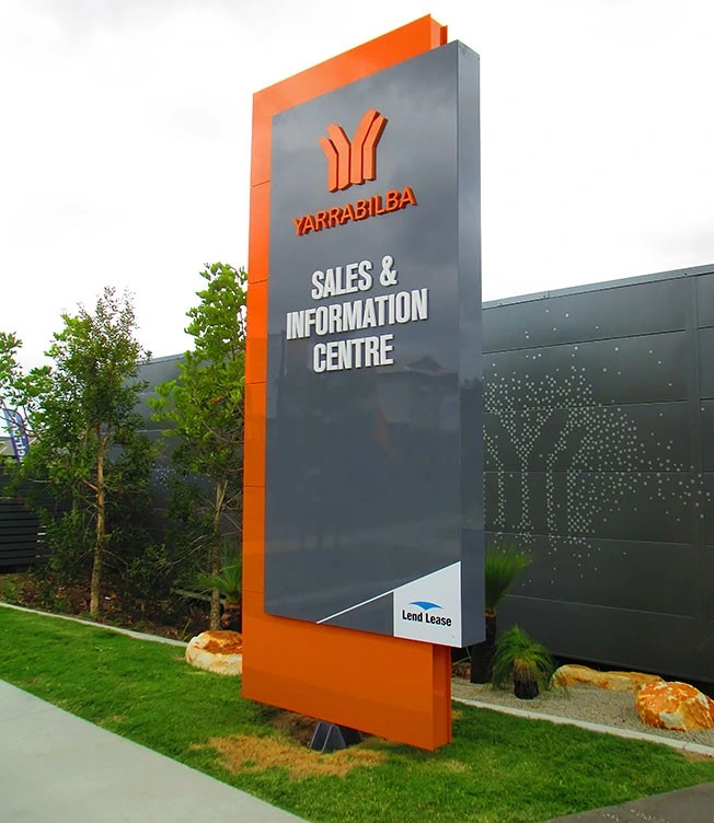 Pylon Sign For Outdoor Advertising